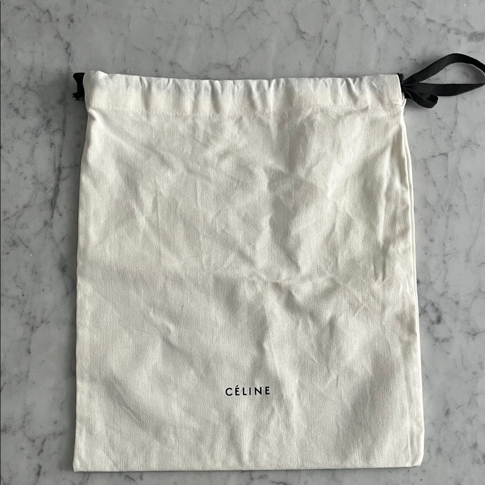 Céline White Dust Bag